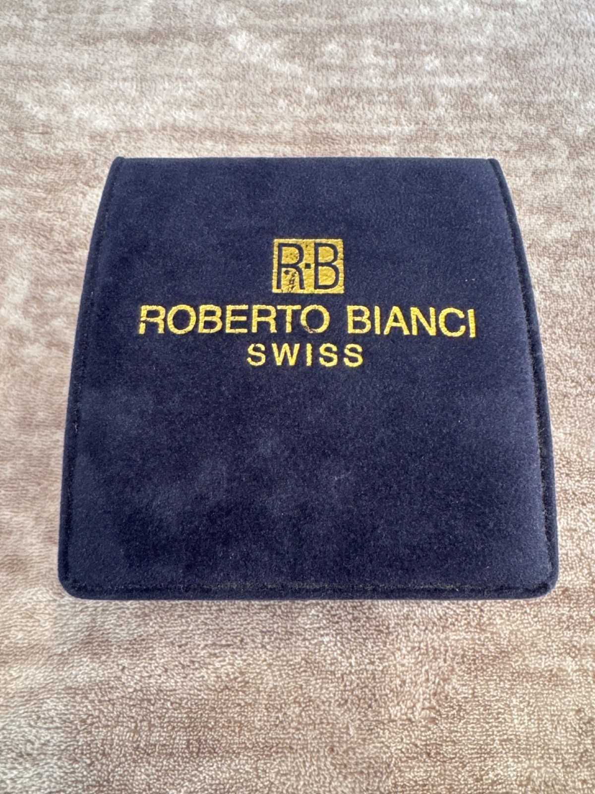 Roberto Bianci Swiss Velvet Watch Box Presentation Box