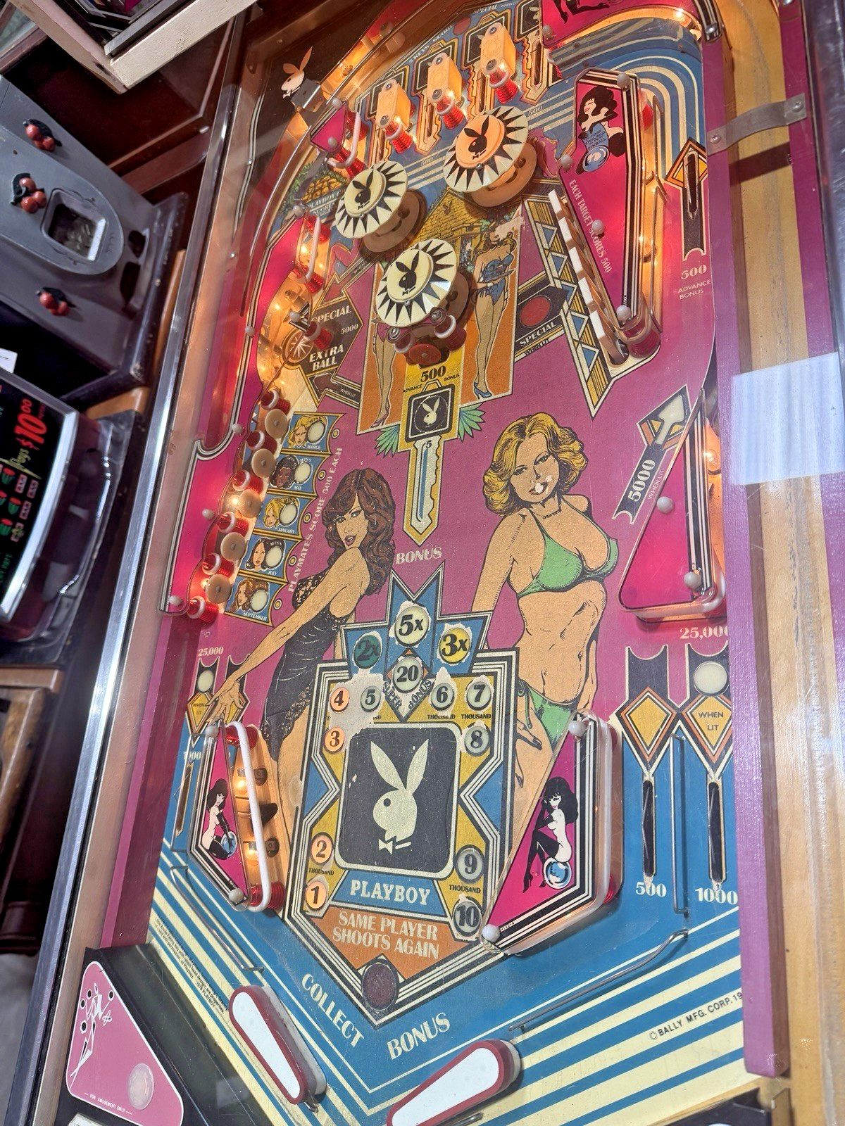 Vintage 1978 Bally Playboy Pinball Machine