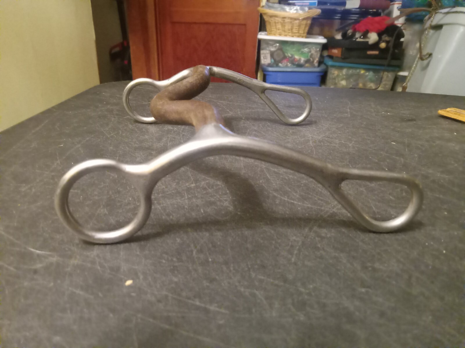 REINSMAN #651550 Junior Cutter Western Horse Bit  5 1/2" Mouth c port sweet iron
