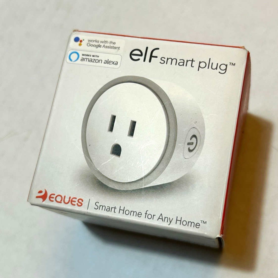 EQUES Elf Smart Plug Wi-Fi Outlet Adapter App Timer Remote Alexa/Google