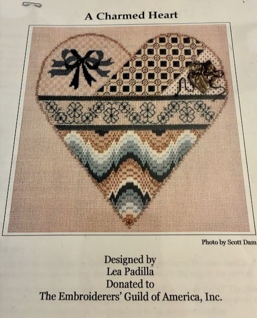Lot 3 Needlework Pattern Chart Booklets Padilla, Griffith, Tomlinson Heart, Rose