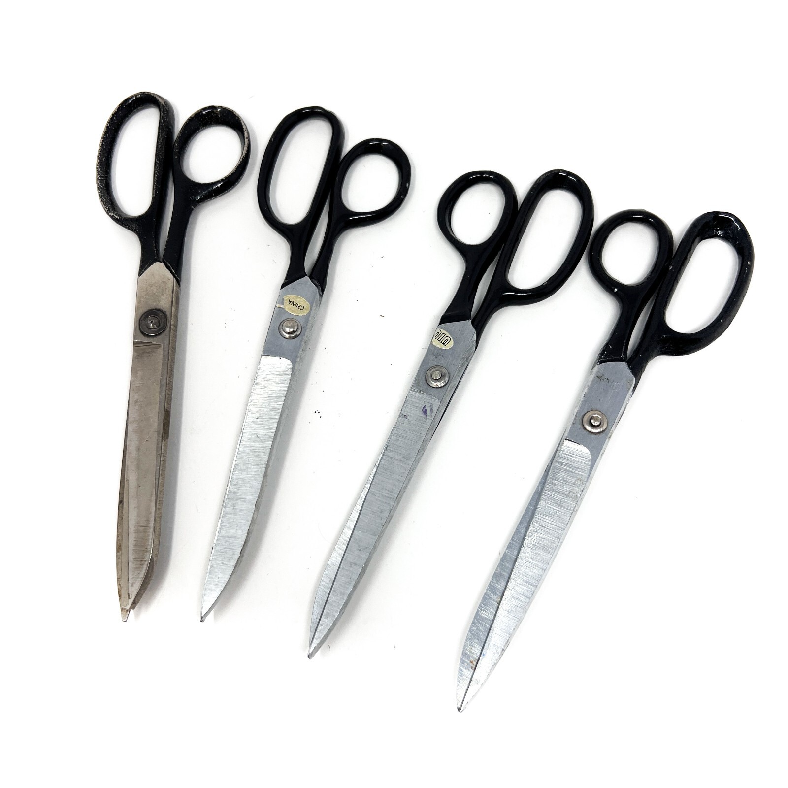 4 Pcs Household Multi Purpose Straight Cutting Scissors Set, Stainless Shears