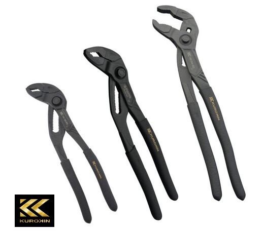 FUJIYA KUROKIN  Quick Water Pump Plier 140-185-BG, 140-250-BG, 140-300-BG  Japan