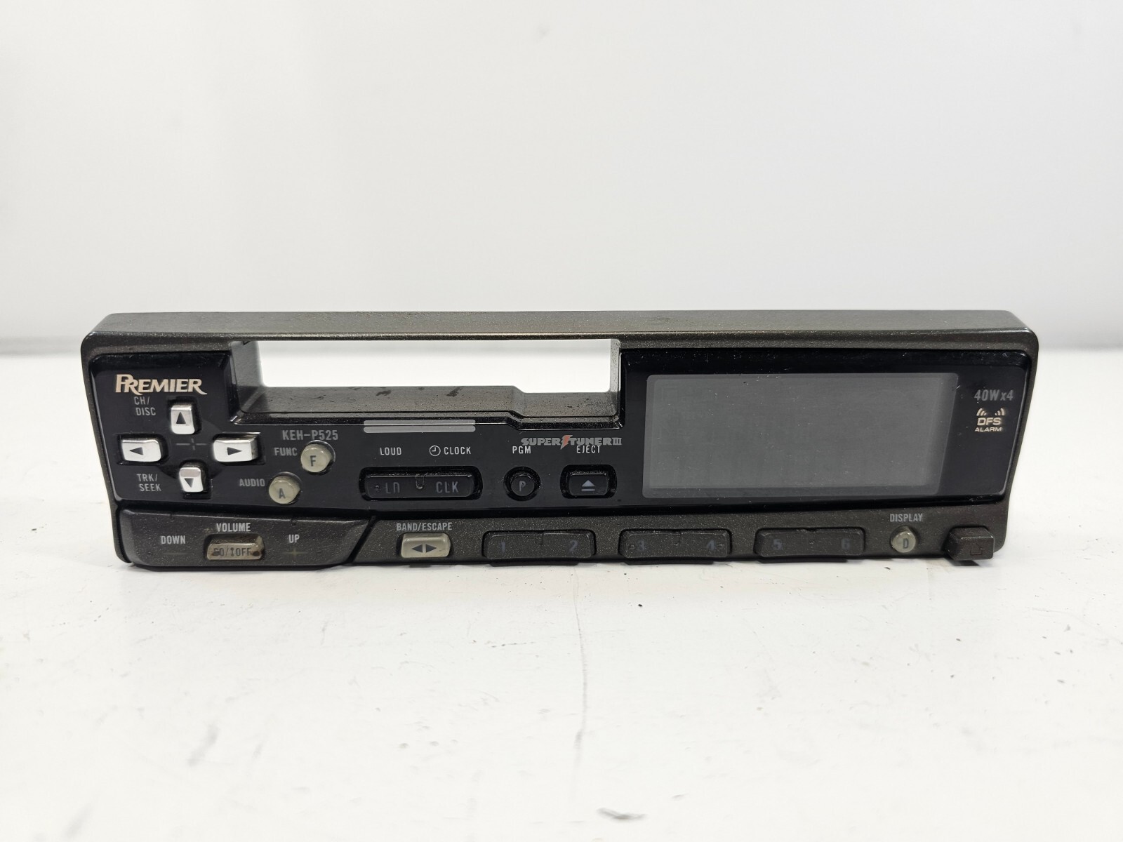 Pioneer Premier cassette KEH P525 replacement FACEPLATE ONLY
