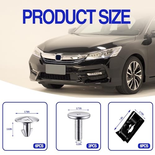 Engine Splash Shield Hardware Kit – Under Engine Cover Bolts & Clips for 14PCS