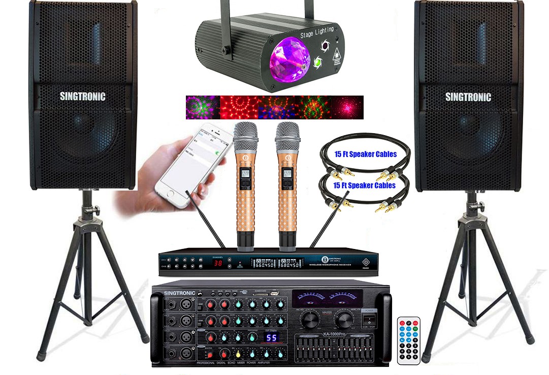 Singtronic Complete Karaoke Machine System 3000W w/ 16 Channel EQ