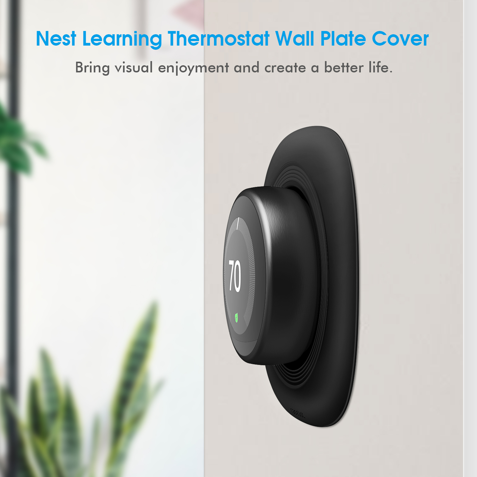For Google Nest Learning Thermostat 3rd 2nd 1st Generation Wall Plate Cover