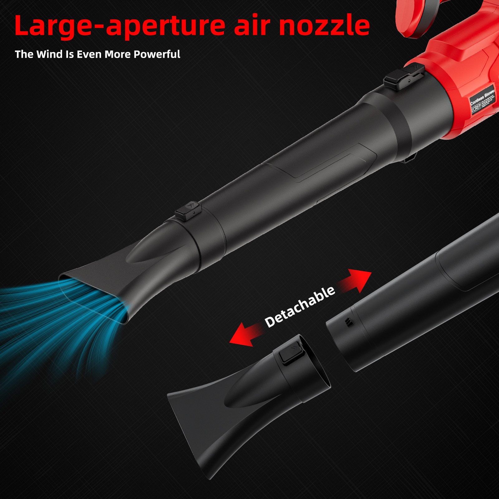 Cordless Leaf Blower For Milwaukee For M18 18v Battery Powered (Only Tool)