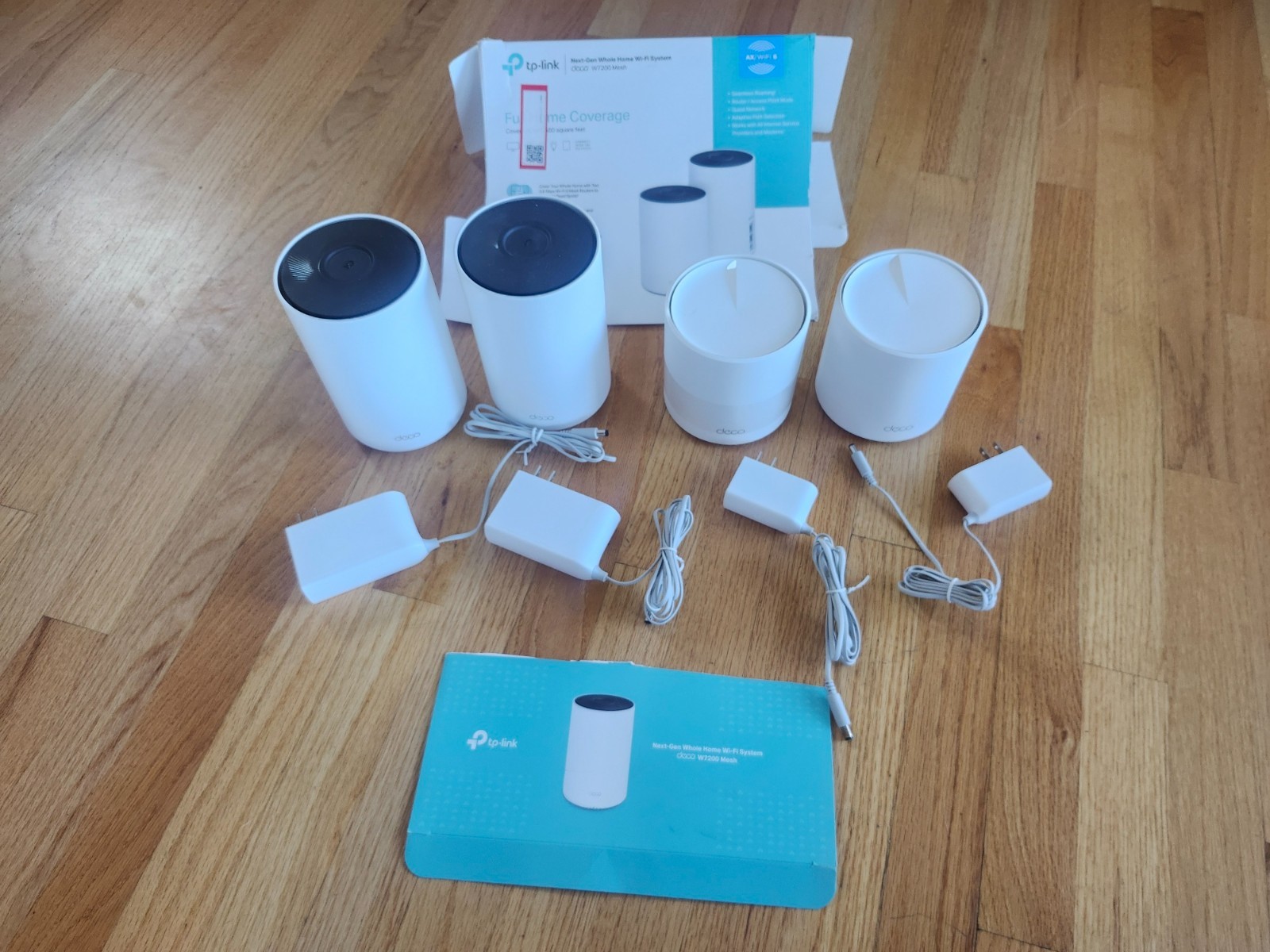 TP-Link Deco W7200 AX3600 Tri-Band WiFi 6 Mesh with 2 extra AX1800 - Free Ship