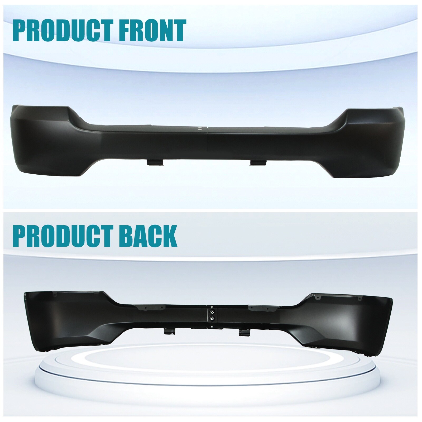 Front Steel Bumper Face Bar For 2016 2017 2018 Chevy Silverado 1500 Black