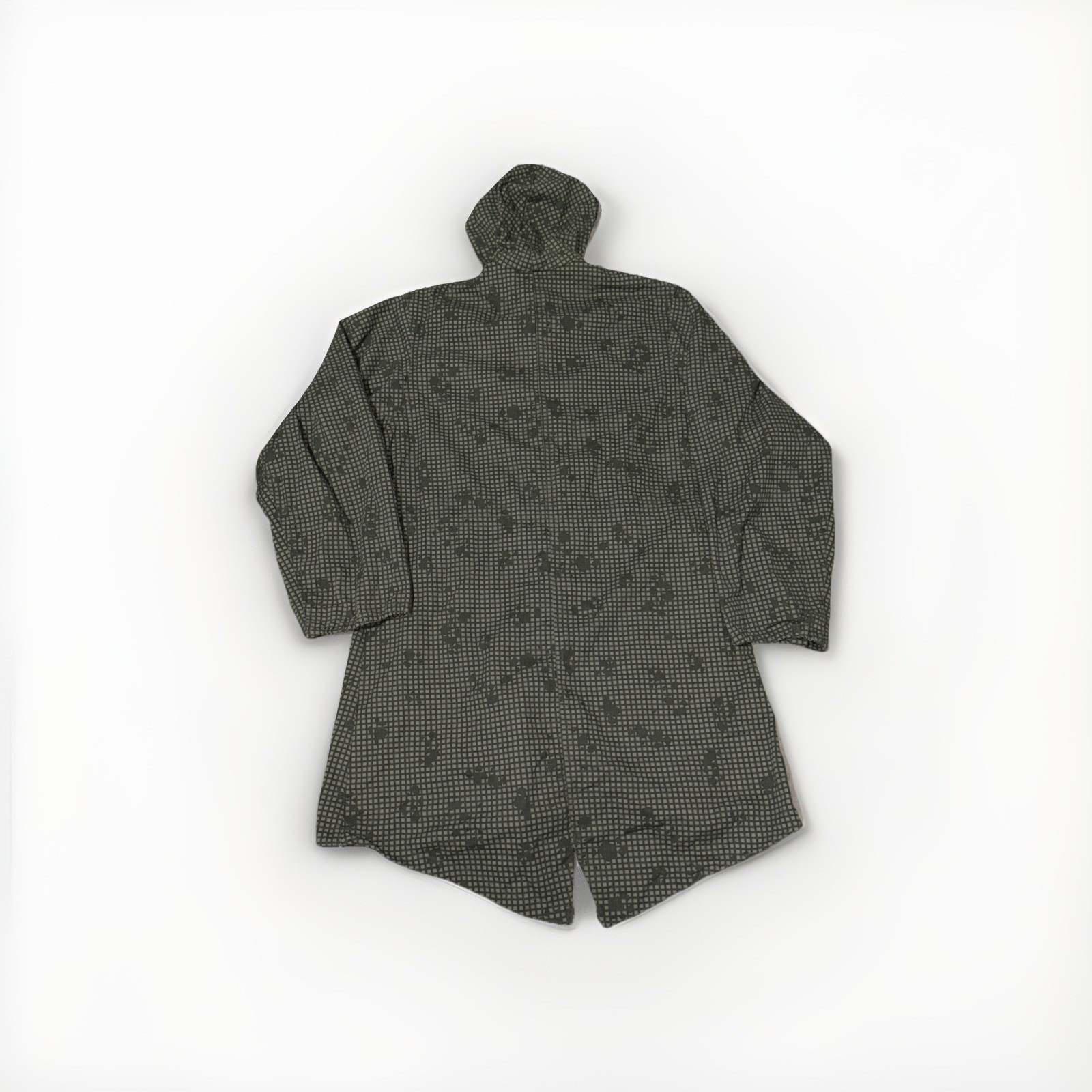 Night Camouflage Desert Parka Medium US Army Fishtail Jacket Coat Vintage