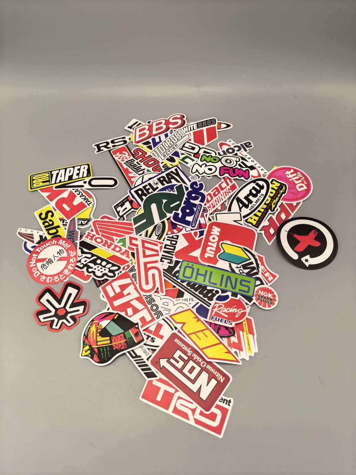 100PCS JDM Stickers Pack Car Motorcycle Racing Motocross Helmet Vinyl Decals Lot