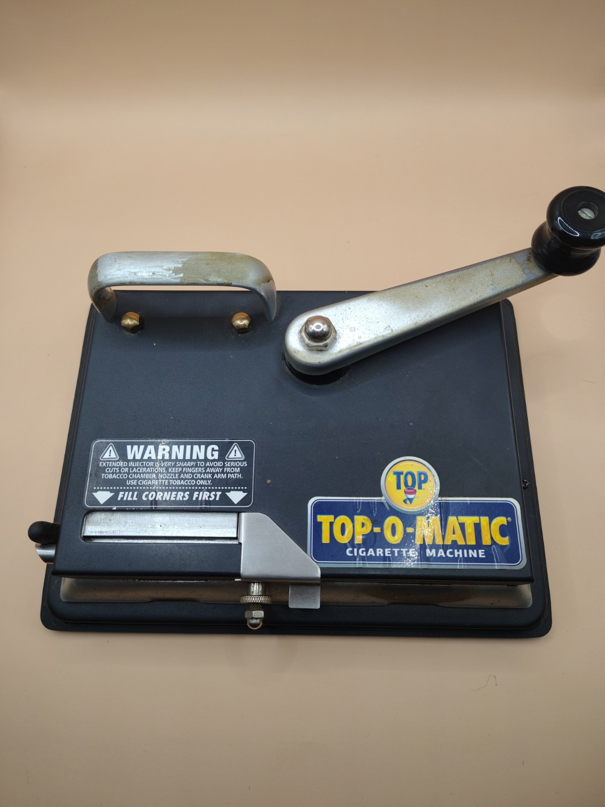 Top-O-Matic Cigarette Injector Machine Metal Tobacco Roller King & 100mm