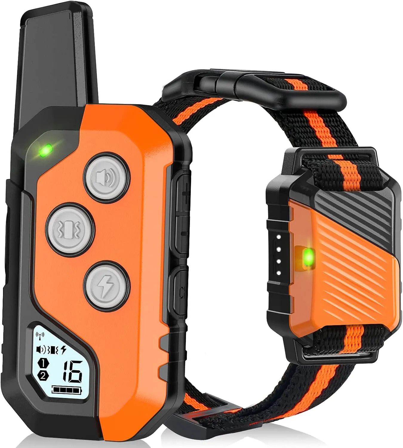 Collar De Choque Electrico Entrenamiento Para Perros Con Control Remoto 1300 Ft.