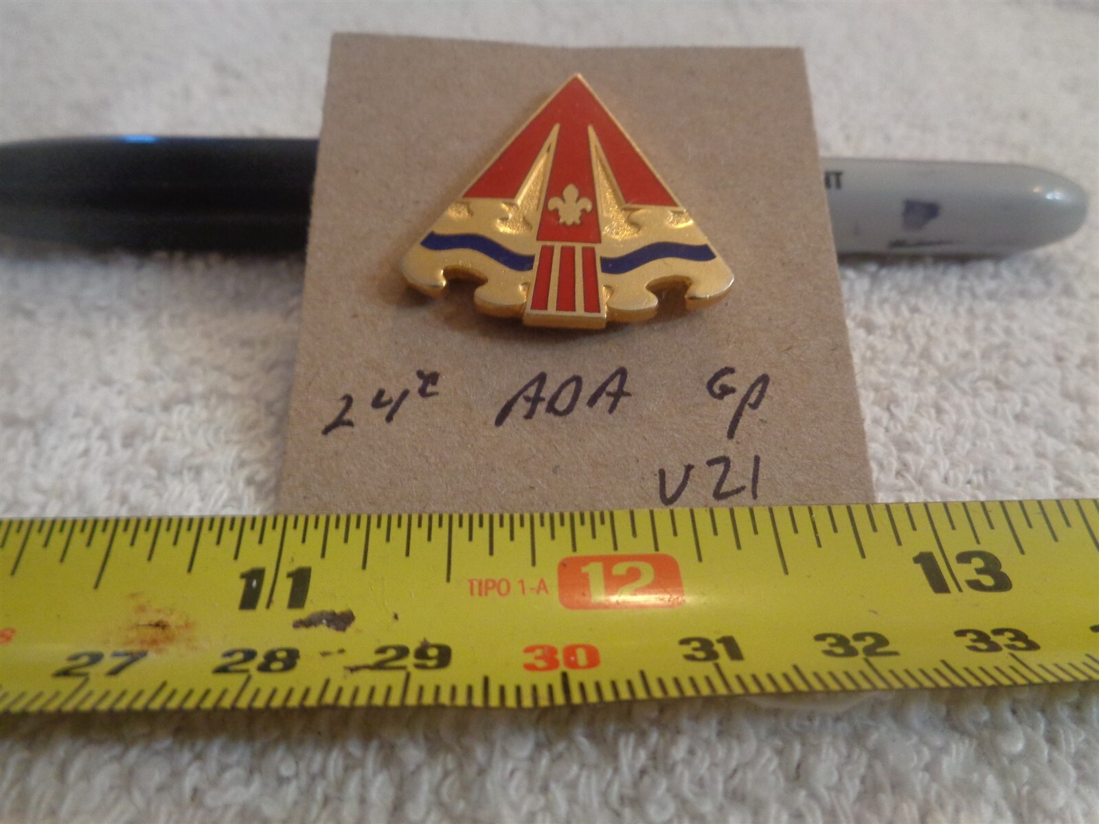 24th Air Defense Artillery Group V21 Unit Crest, DI, DUI (DRAW#5)