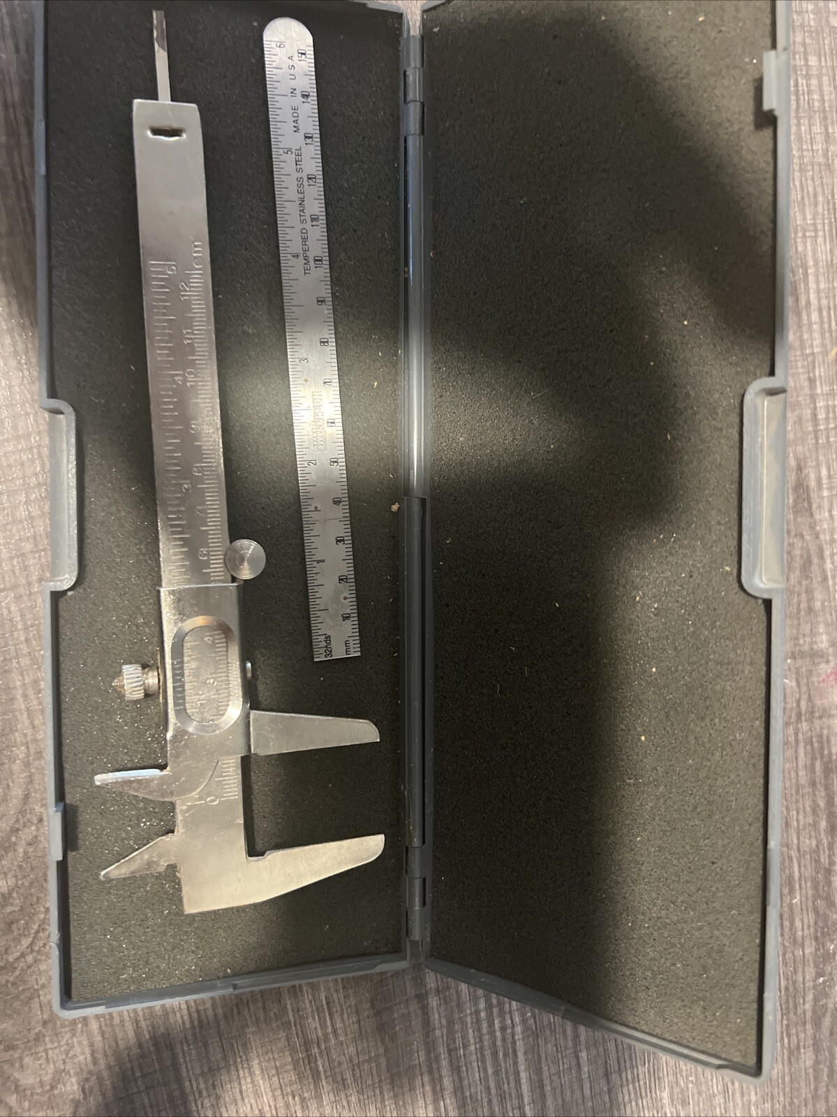 Vintage 6” Caliper Tempered Stainless Steel 5cm