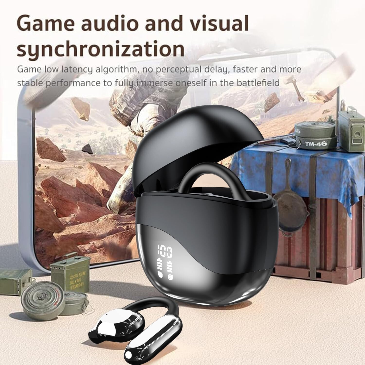 For Apple iPhone 16e 16 Pro Max 16 Plus 16 Bluetooth Wireless Earbuds Headphone