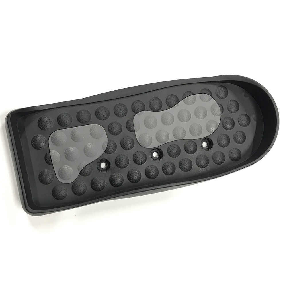 Sleek Black Design Elliptical Machine Footpedal Set Compatible with All