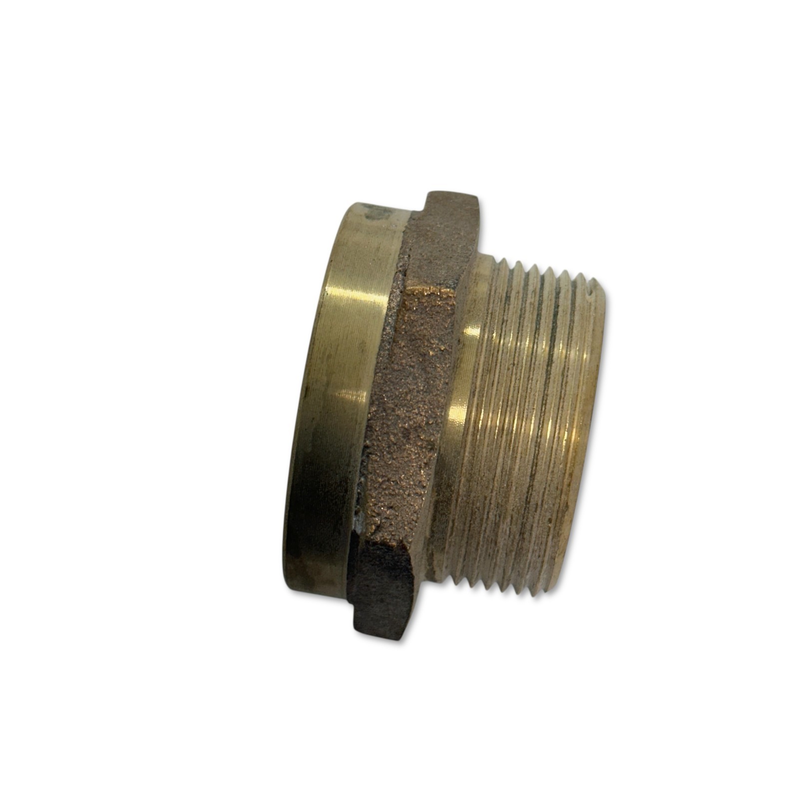 Heavy Duty Brass Hex Nut Adapter Fitting Fire Department Connection FDC