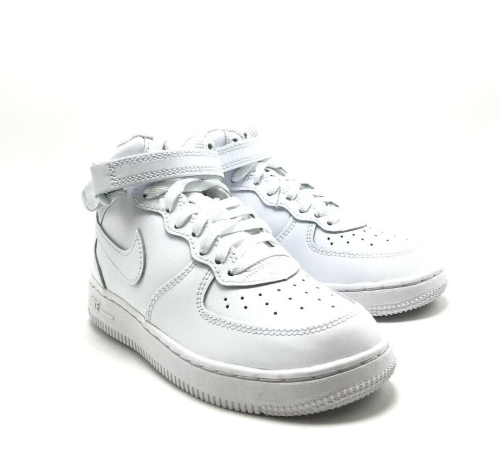 *NEW* Pre-School Kids Nike Air Force 1 Mid LE (PS) White (DH2934 111) 👍
