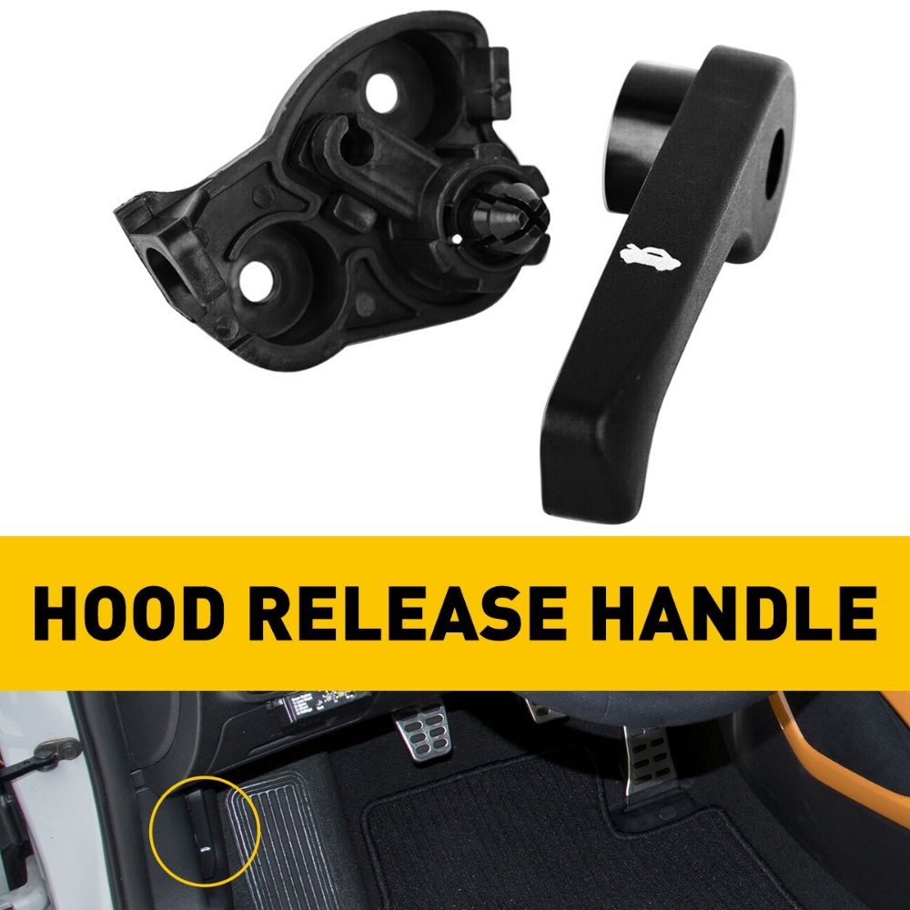 Hood Release Handle Latch & Base for 2011-19 Sonata Hyundai 11-16 Kia Optima NEW