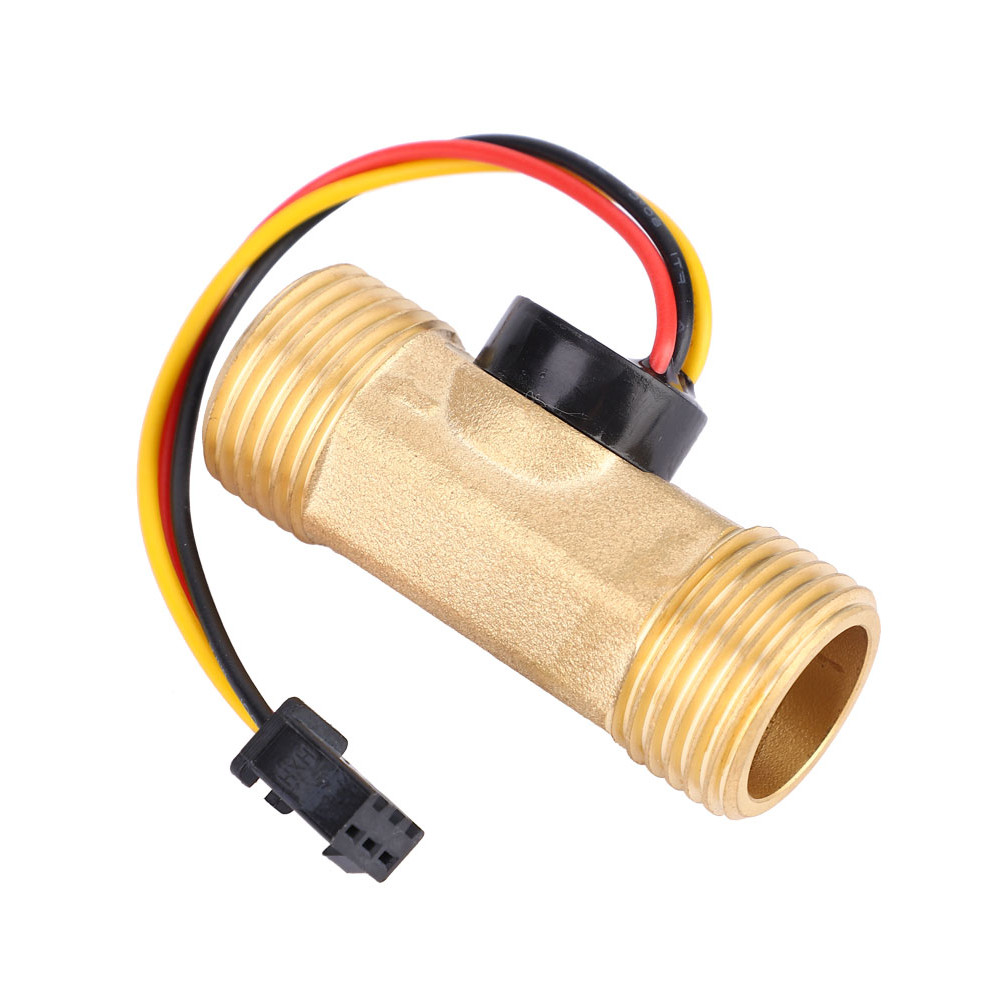 G1/2in Hall Effect Rate Meter MalE Male Thread 1~30l Min Sensor Gauge♡