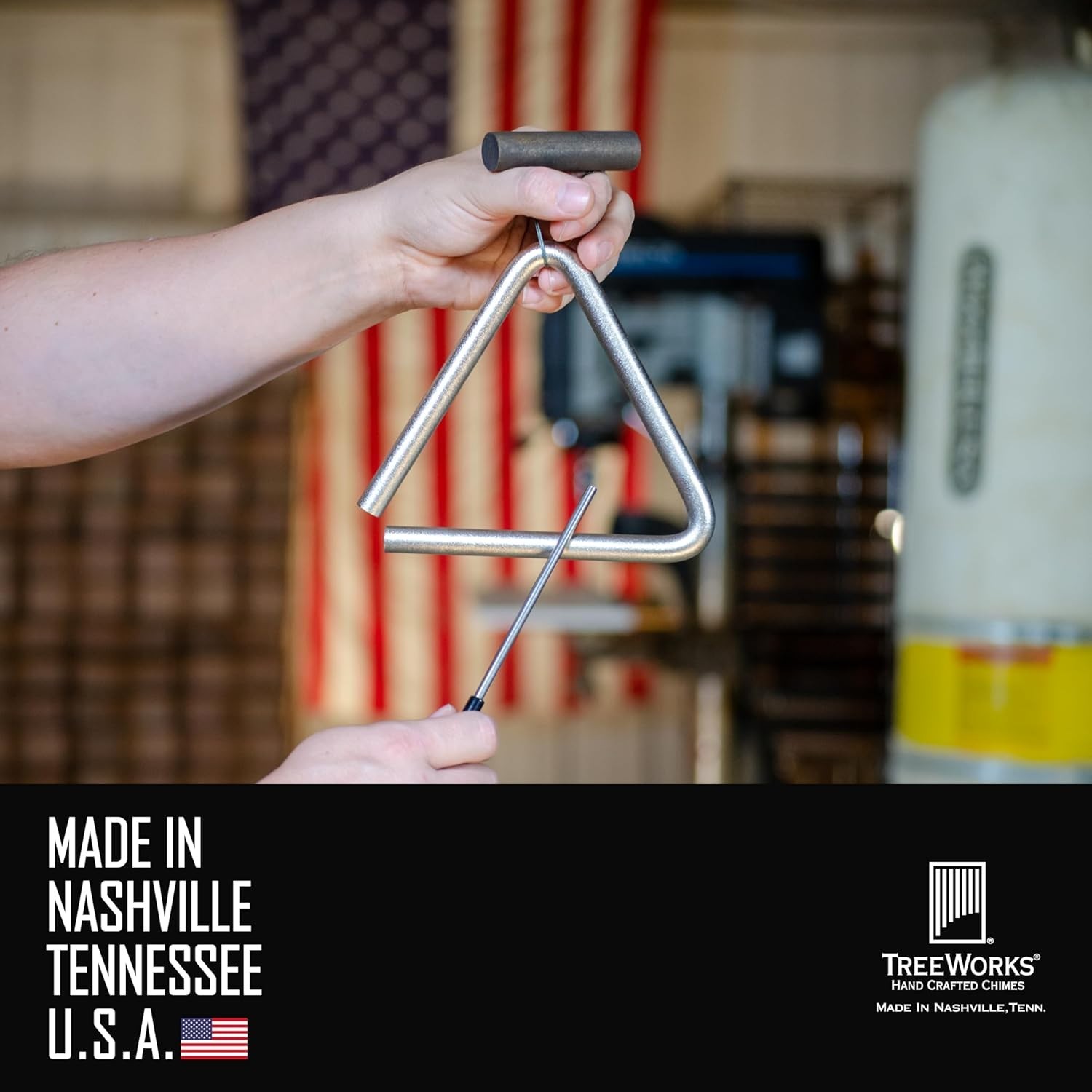Professional 6" Triangle Percussion Instrument Set