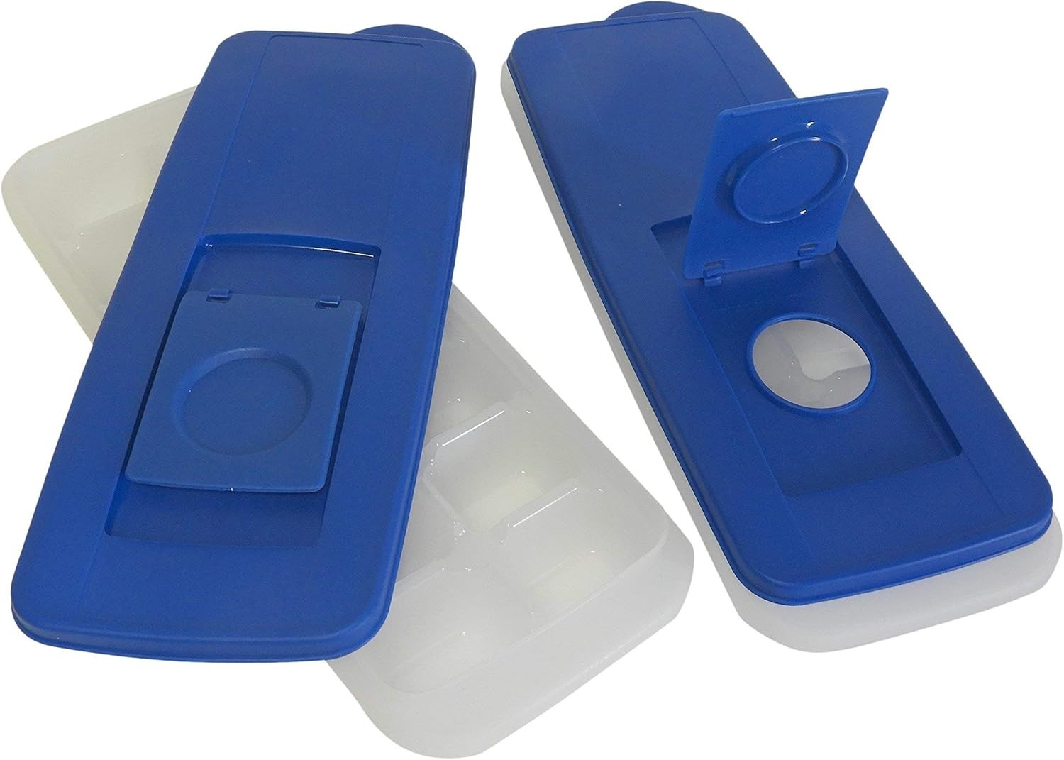 2-Pack No-Spill Ice Cube Trays with Lids – BPA-Free, Easy Release & Stackable...