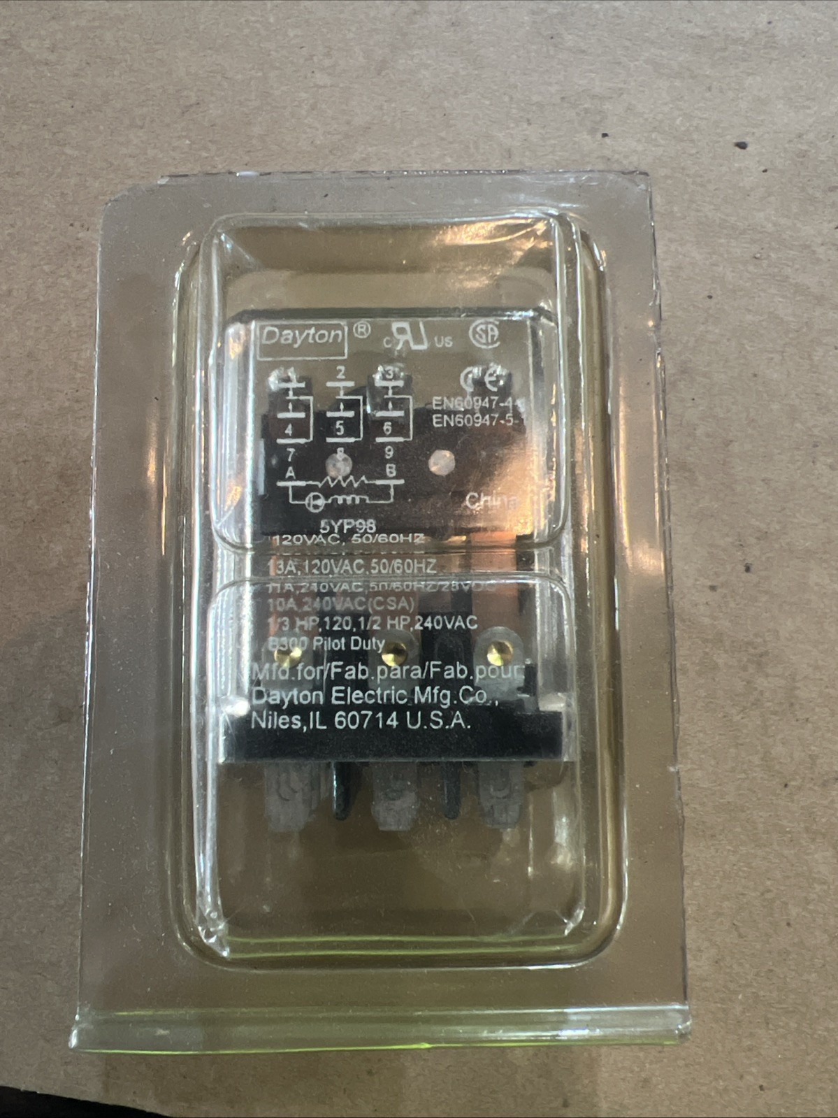 GRAINGER 5YP98 / 5YP98 (NEW IN BOX)