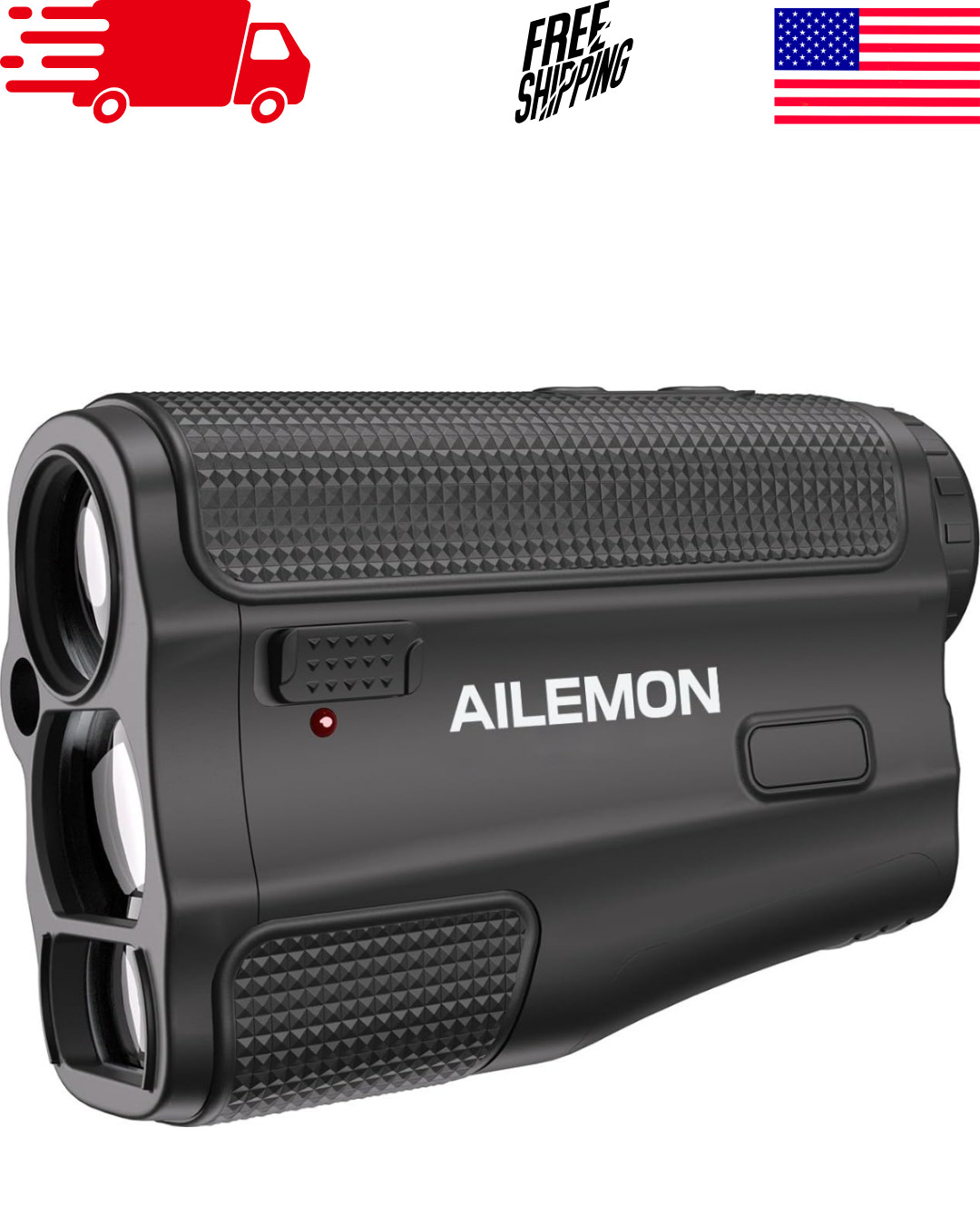 Golf & Hunting Laser Rangefinder 900Y with Slope, Flag Lock & Vibration