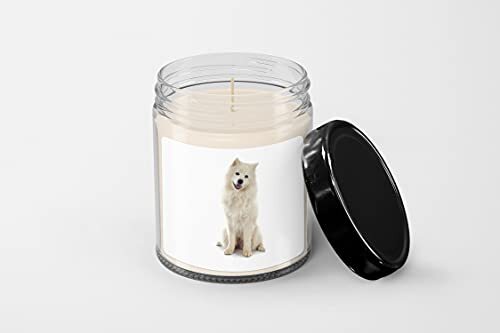 Samoyed Candle - Soy Wax Candle - Hand Poured Candle