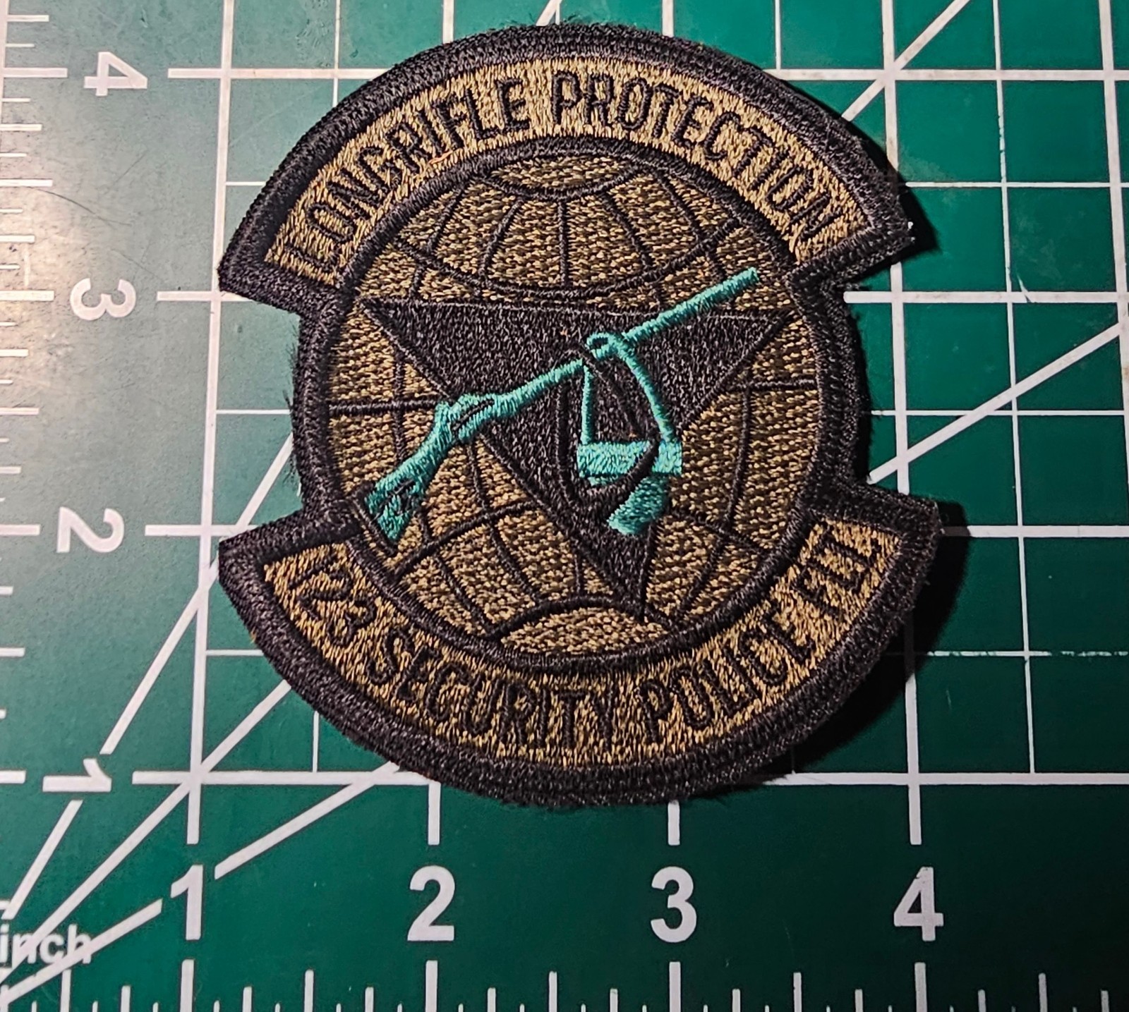 Vintage USAF 42D WPNS SYS SCTY FLT Patch - Longrifle Protection