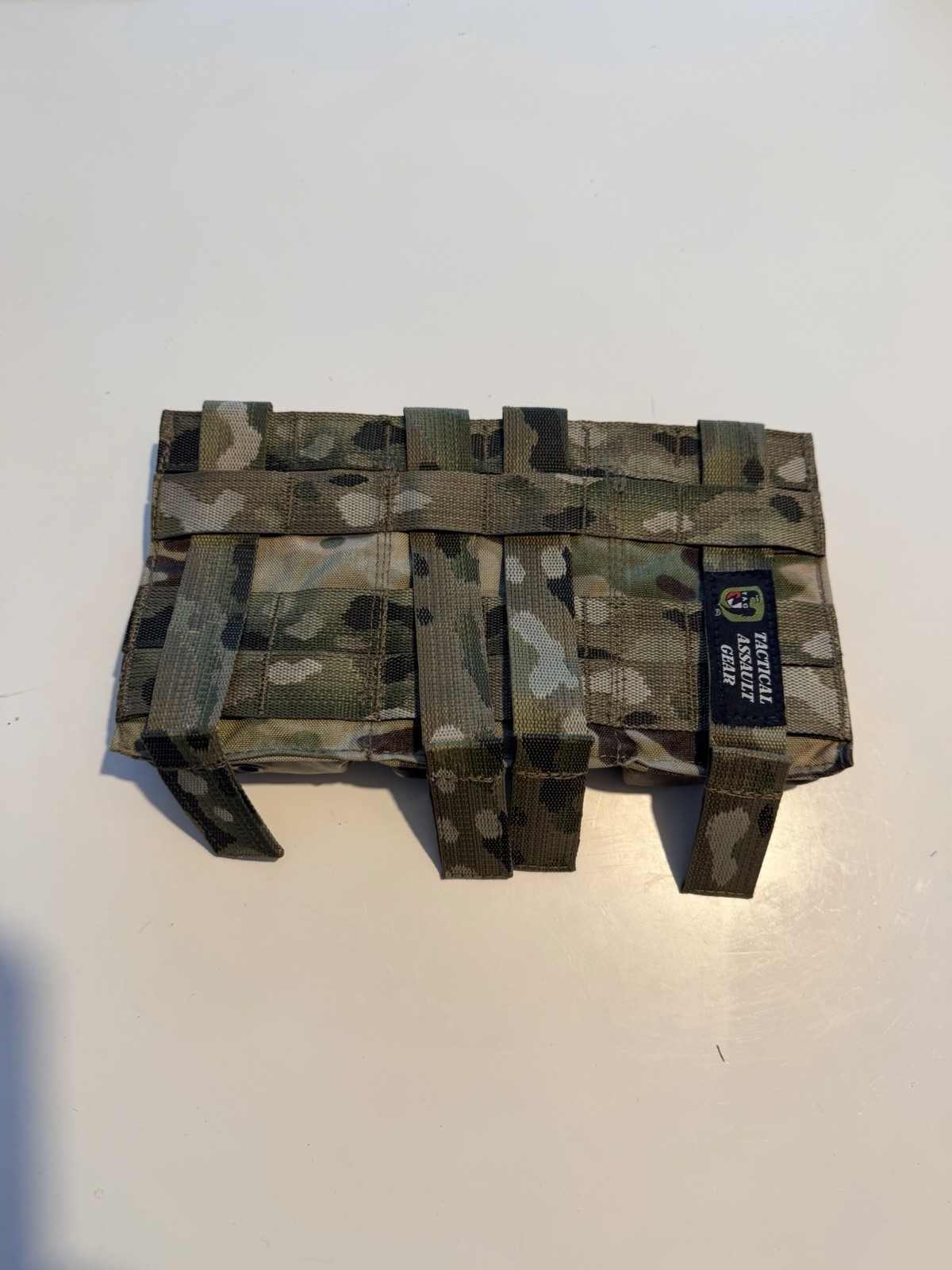 TAG Tactical Assault Gear Ready Mag MOLLE Triple Rifle Mag Pouch Multicam NWOT