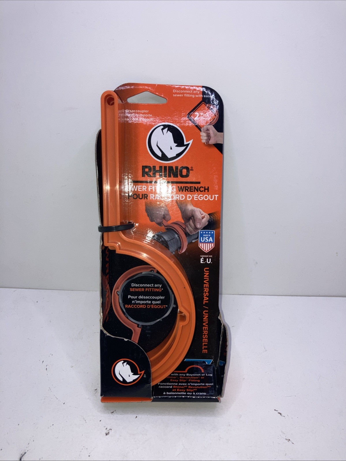 Rhino Camco Universal Sewer Fitting Wrench Plastic 2 Pack Model 39758