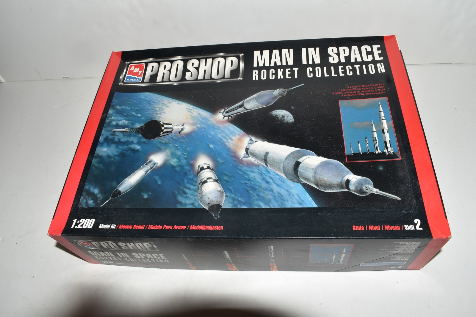 AMT ERTL PRO SHOP 1/200 Scale Model Man In Space Rocket Collection  (JBV51)