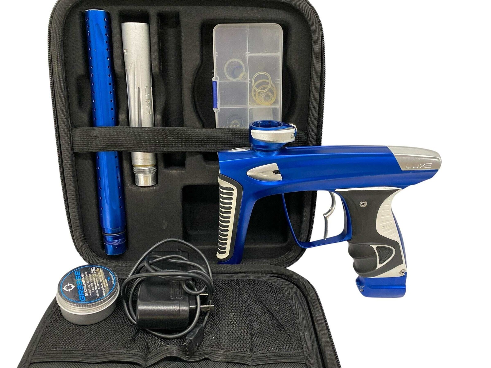 DLX Luxe ICE Blue/Silver Paintball Gun