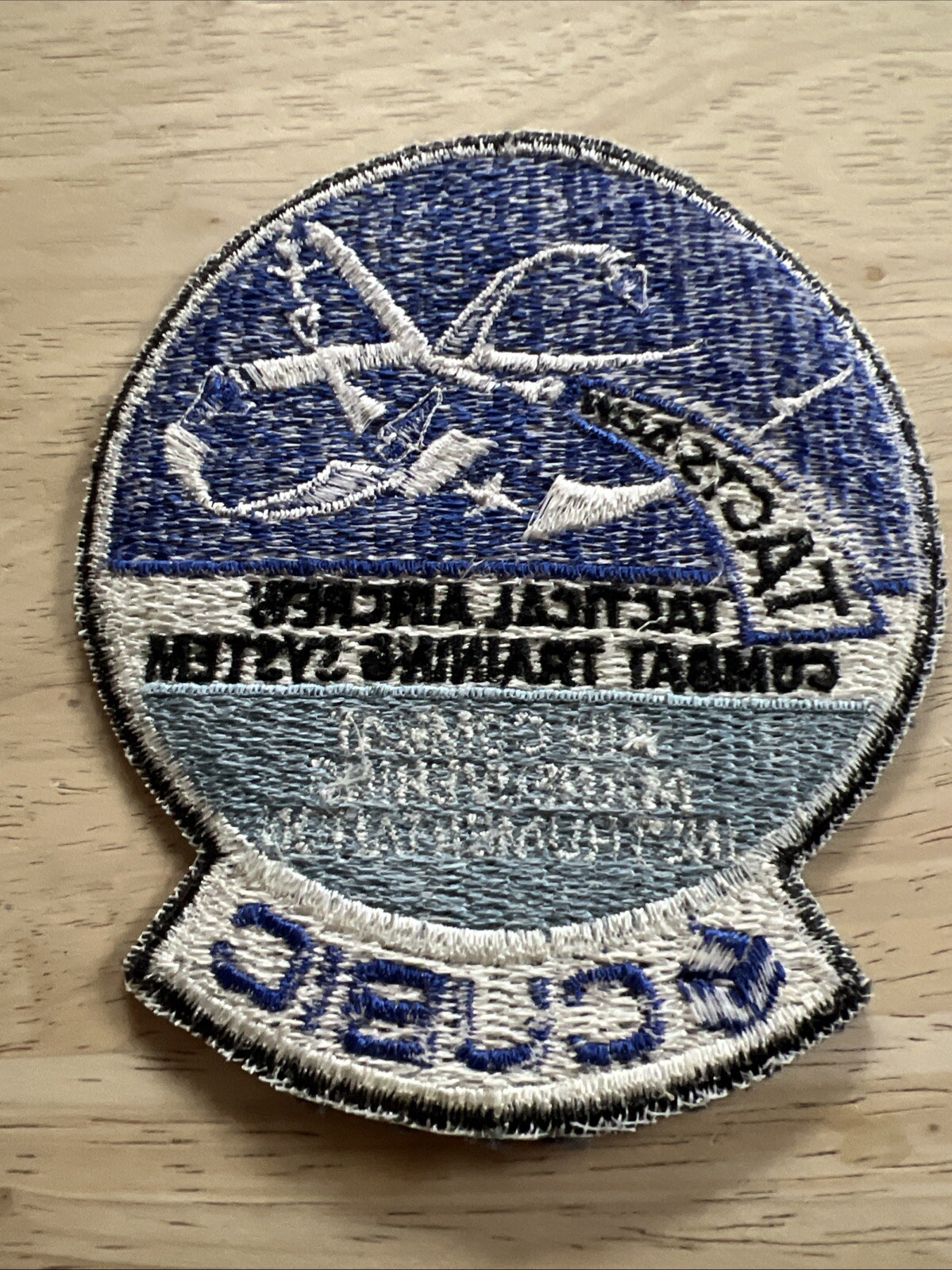 MILITARY PATCH TACTICAL AIRCREW COMBAT TRAINING SYSTEM AIR MANUEVERING CUBIC