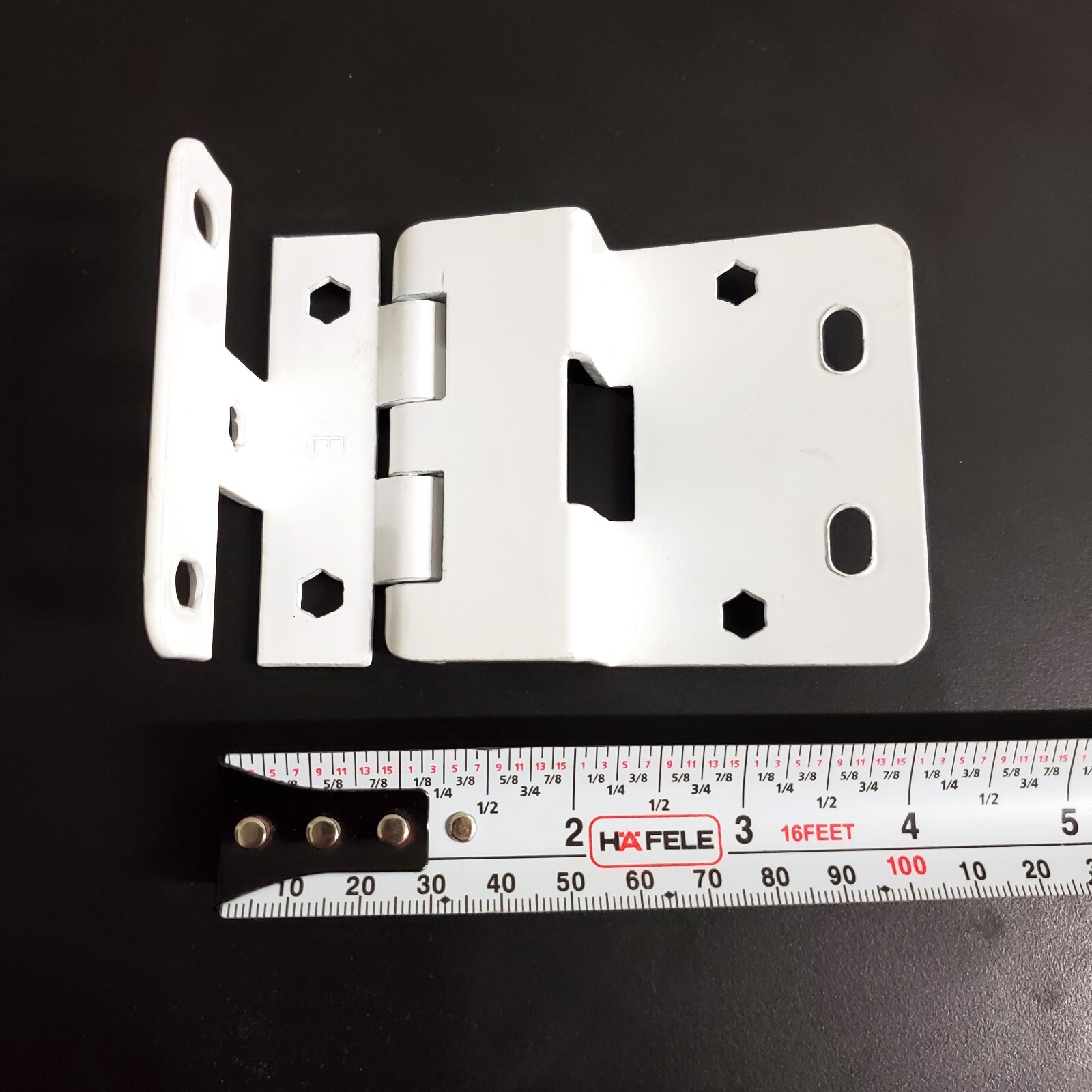 TERRY Hardware Institutional 5-Knuckle 2.75"H Hinge 0.75" Door Thickness White