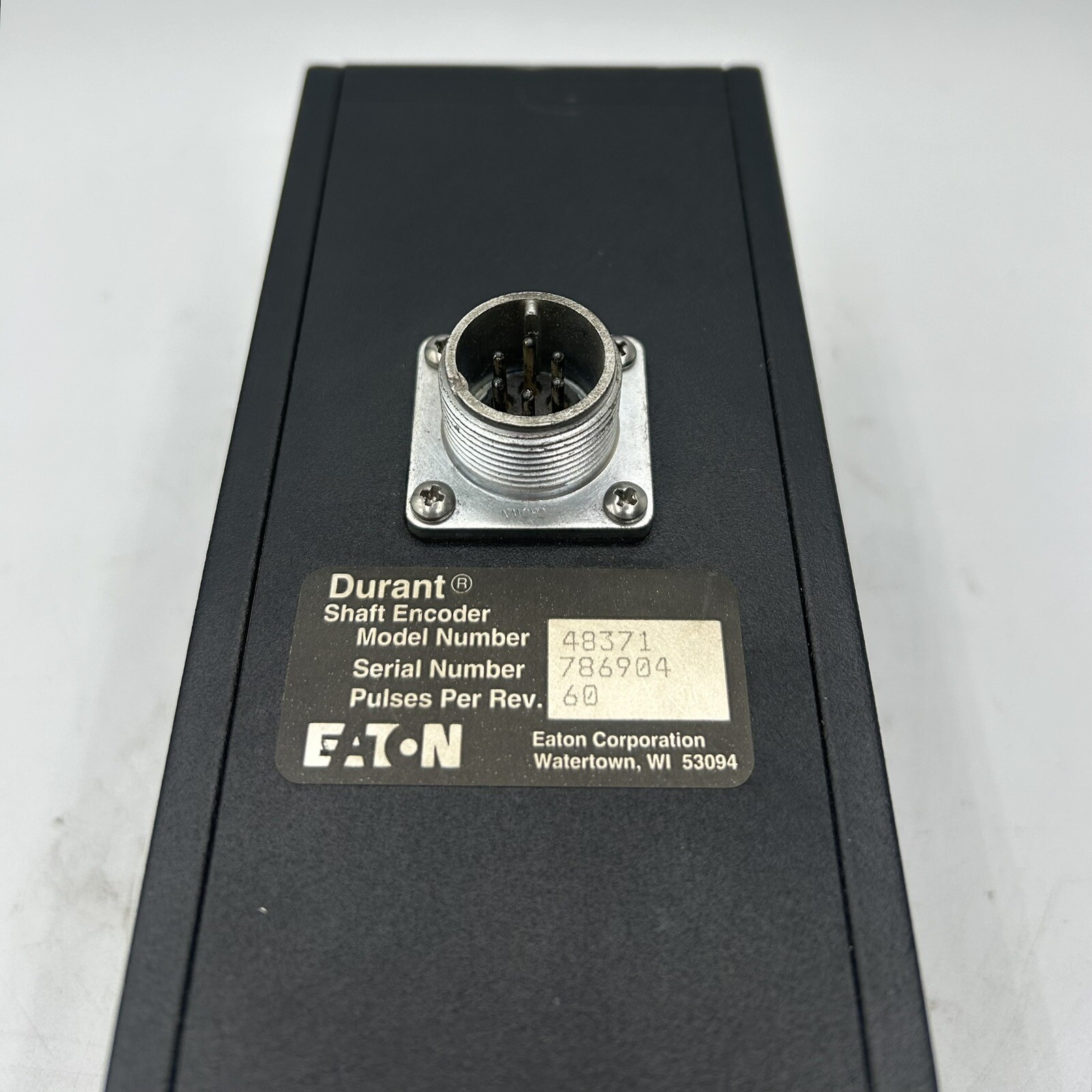 Eaton-Durant 48371 Shaft Encoder, Single Channel, 60 PPR