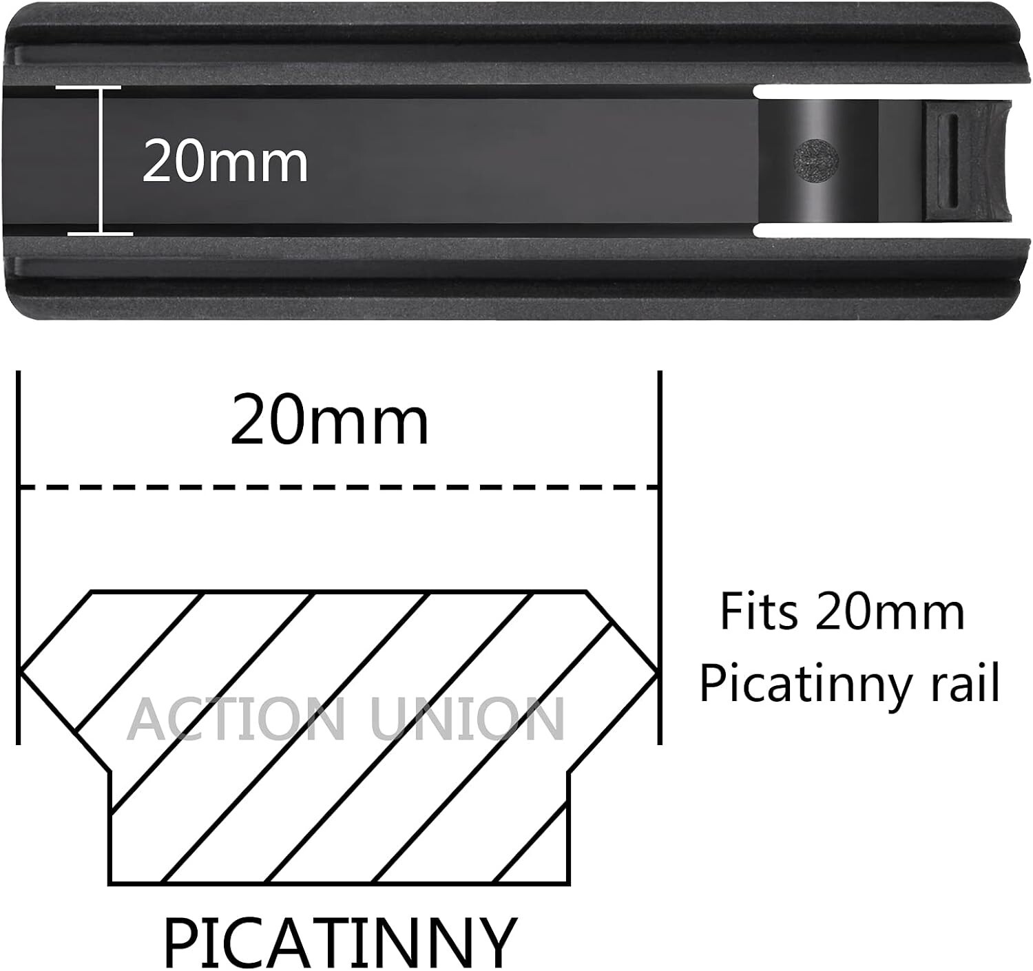 Tactical Flashlight Tape Switch Plate Mount Kit Pressure Mount for PEQ Picatinny