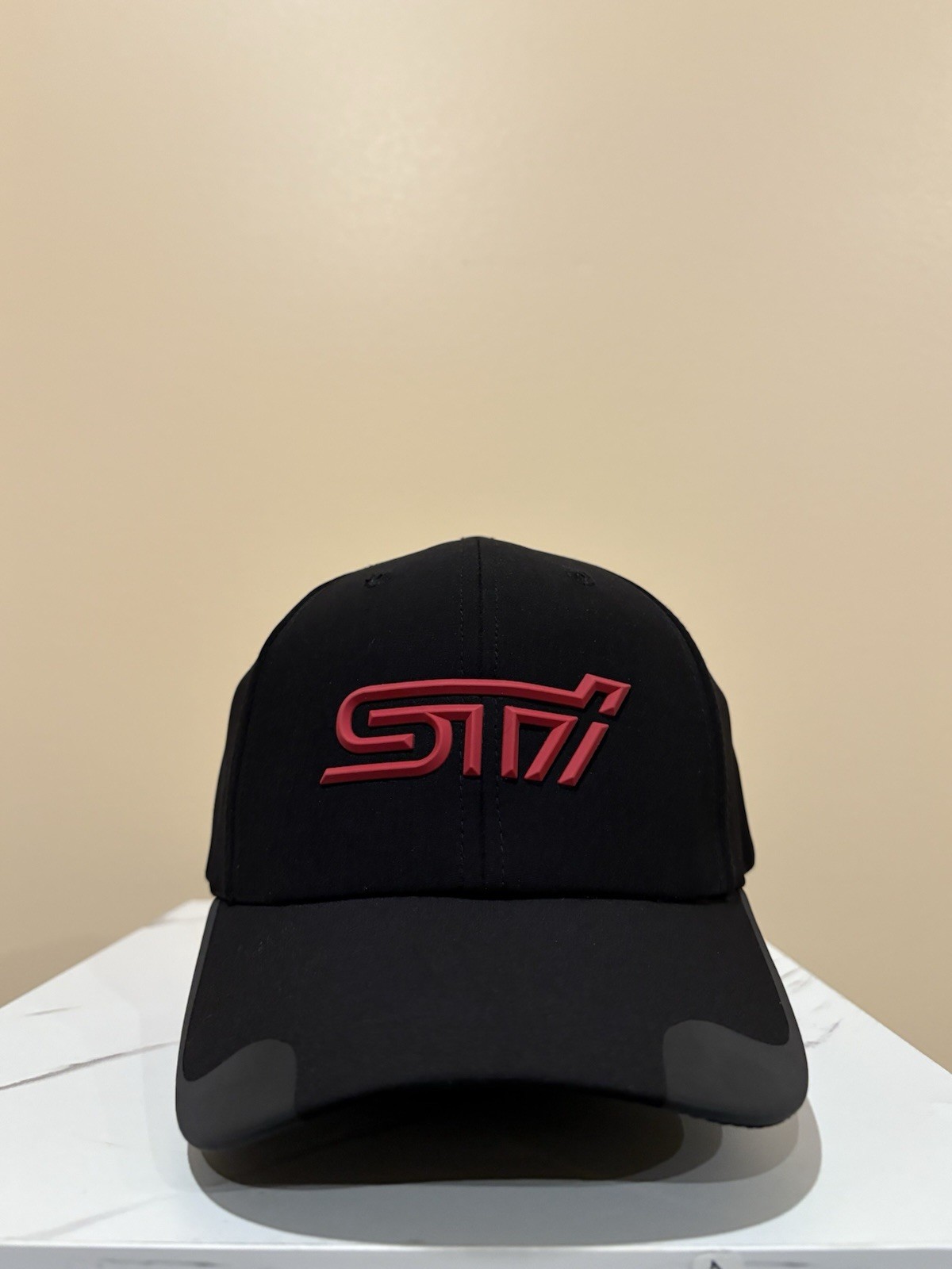 Genuine Subaru Sti Logo Stretch Cap Hat Outback