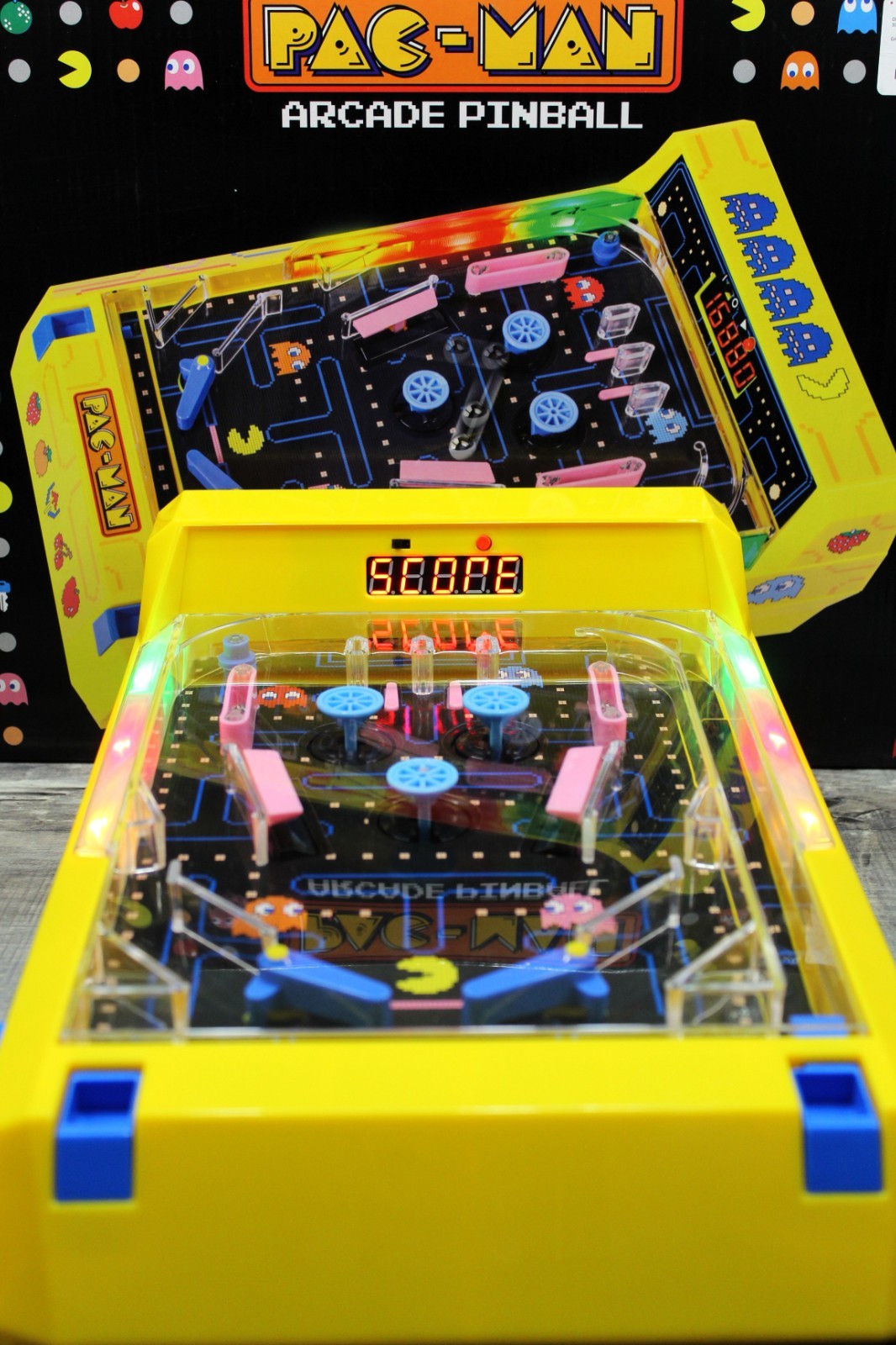 Pac-Man Electronic Arcade Pinball Edition Merchant Ambassador Desktop Game NEW