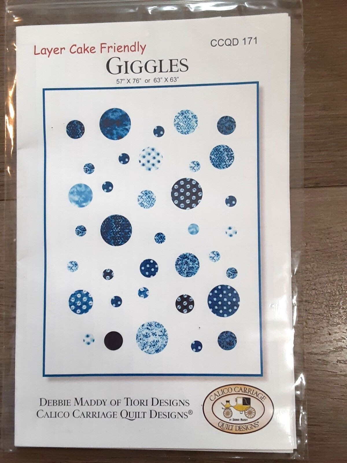 Calico Carriage Giggles Quilt Pattern 2 sizes sewing pattern