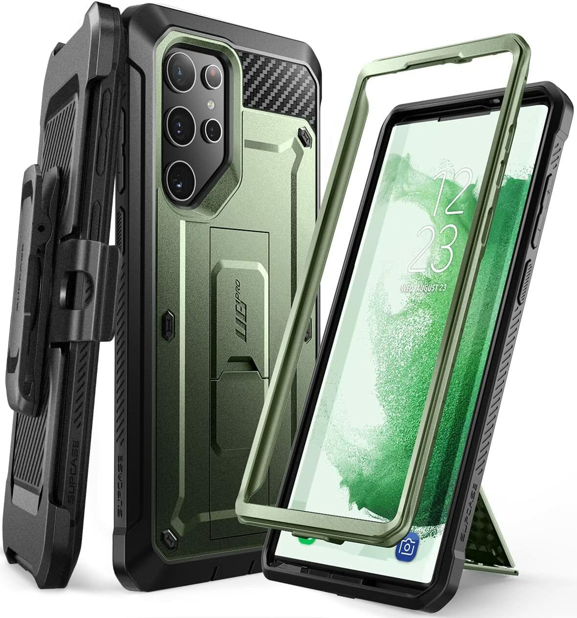 For Samsung Galaxy S22 Ultra 5G, SUPCASE Stand Case DualLayer Cover Rugged Shell