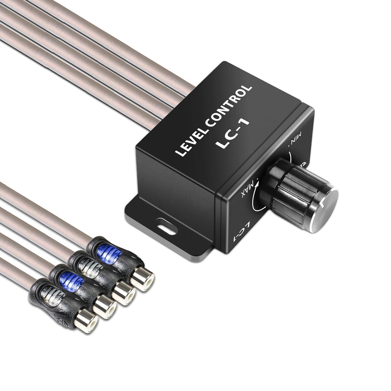 Universal RCA Level Controller Car Audio Amplifier Gian Level Bass Boost Volu...