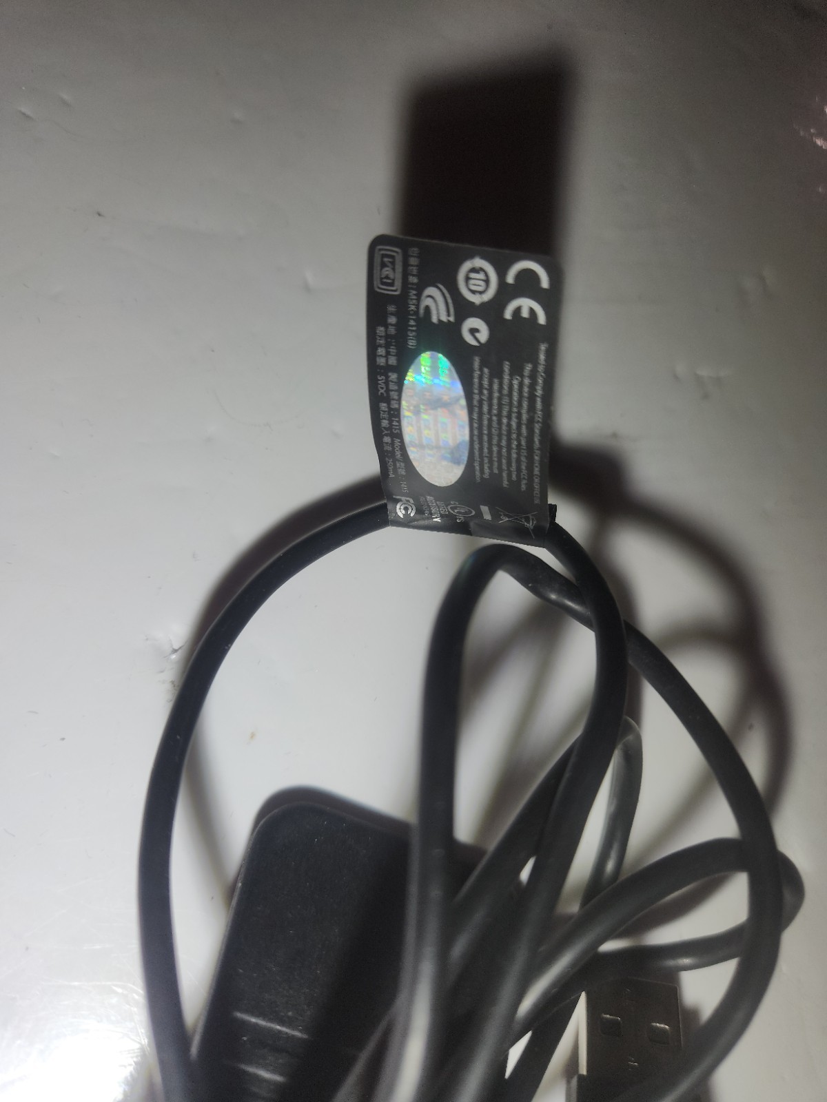 Good Condition Microsoft LifeCam HD-5001 Tested Working While/Black