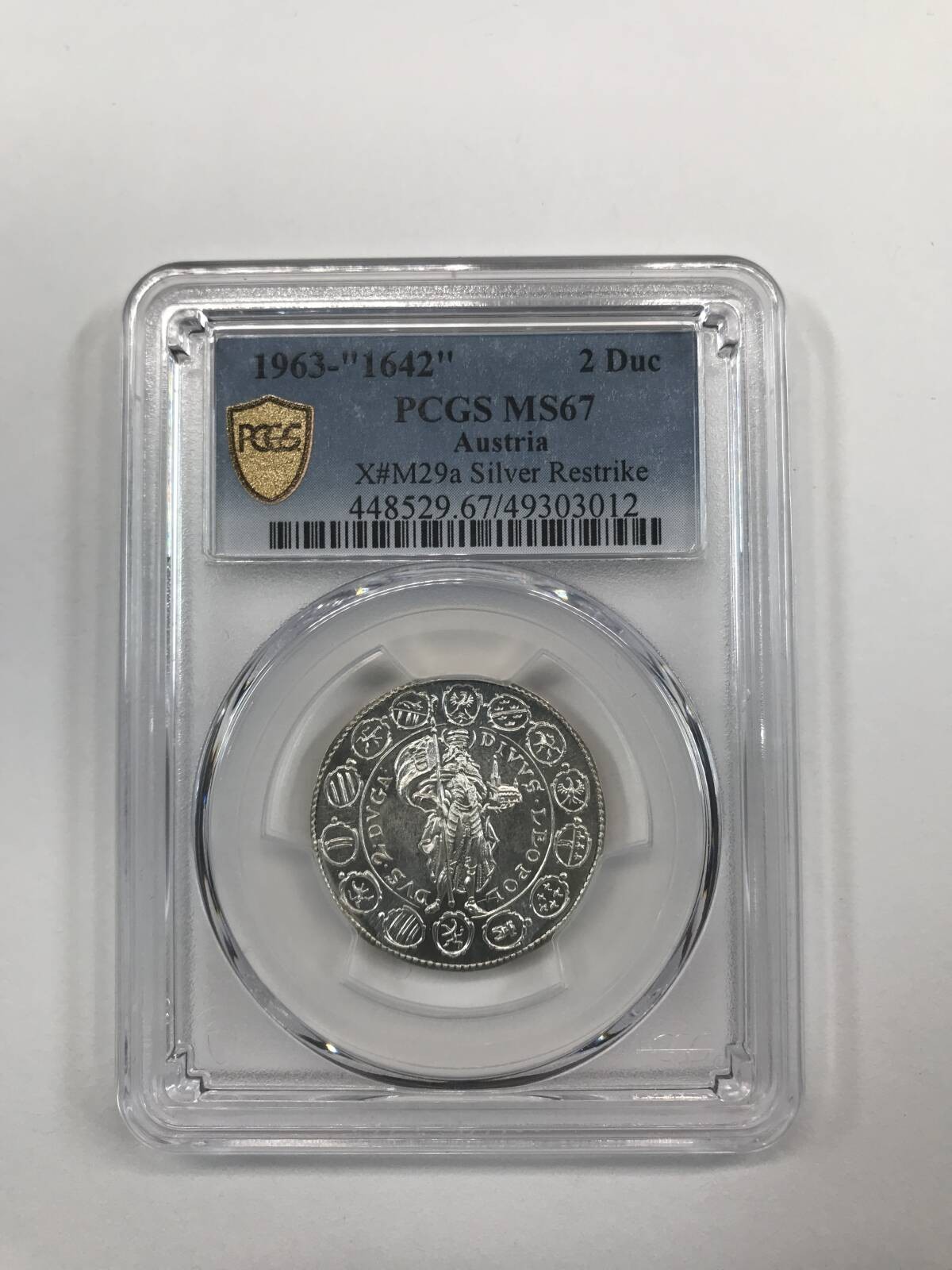 1963 - 1642 Silver PCGS MS-67 2 Duc