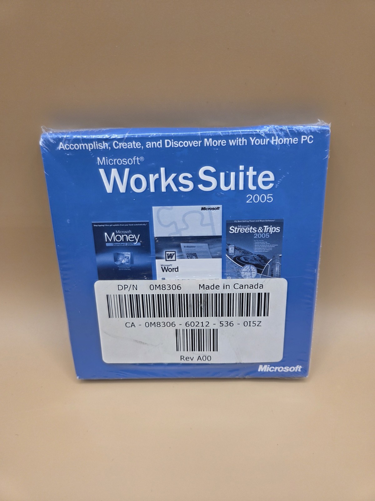 Dell Microsoft Works Suite CD for PC 2005 New Sealed!