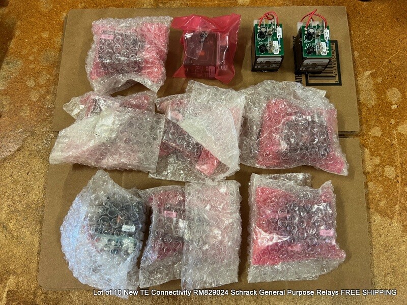 Lot 10 New TE Connectivity RM829024 Schrack General Purpose Relays FREE SHIPPING