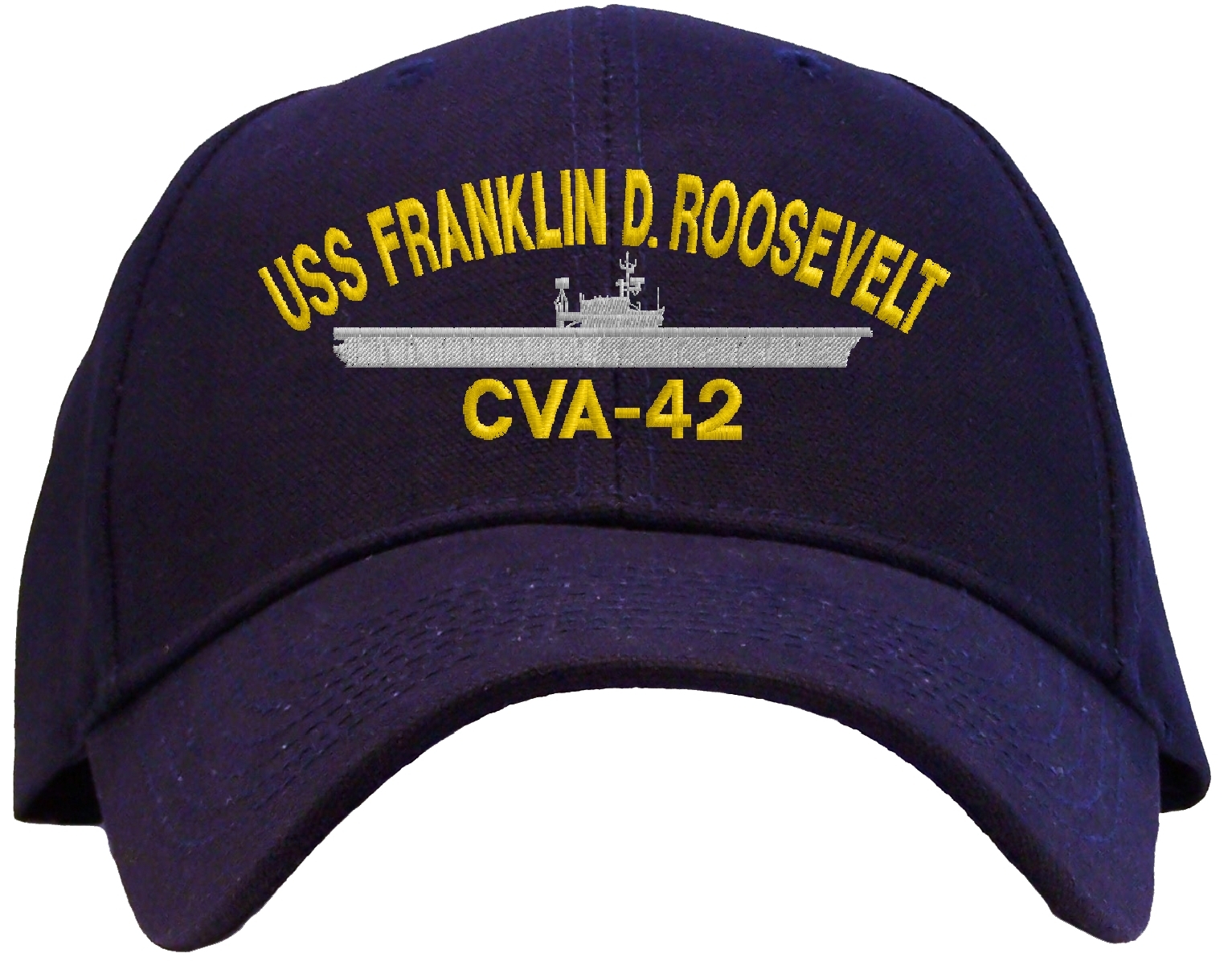 USS Franklin D. Roosevelt CVA-42 Embroidered Baseball Cap - Hat